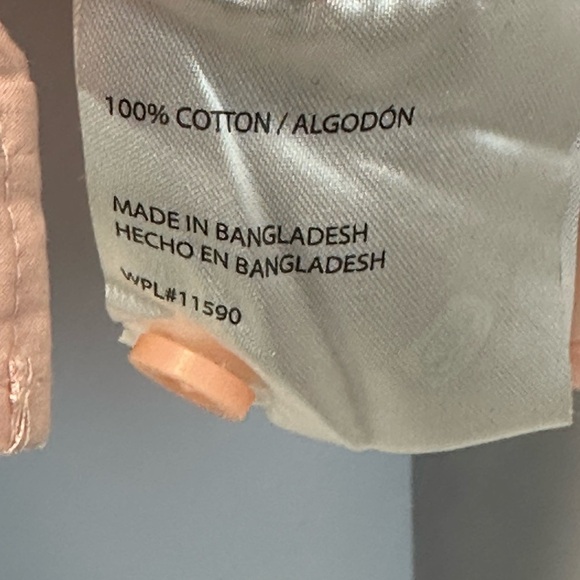 Weatherproof Vintage Short Sleeve Button Down Cocktail Print Top - Pink - Medium - Picture 6 of 11